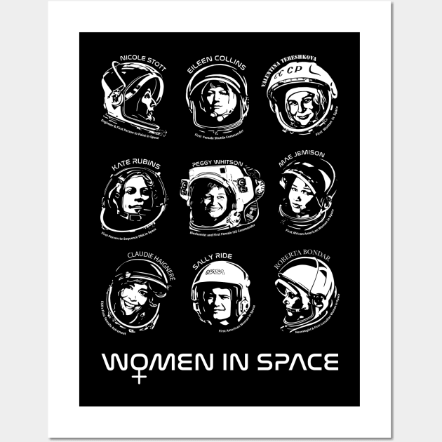 Women in Space combo Wall Art by photon_illustration